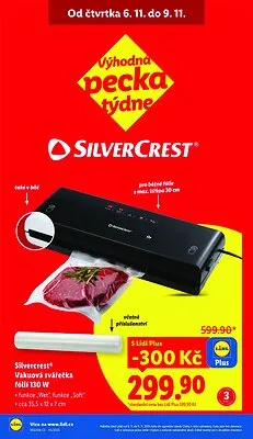 akční leták Lidl 6.11.2025-9.11.2025