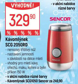 Kávomlýnek SCG 2050RD Sencor