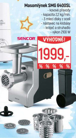 Masomlýnek SMG 6400SL Sencor