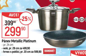 Pánev Metallic Platinum Banquet