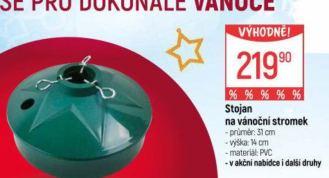 Stojan na vánoční stromeček Heidrun