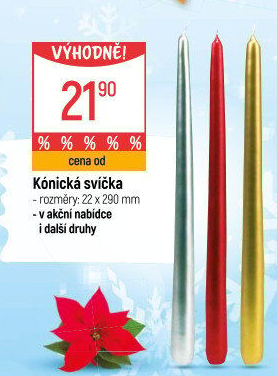Svíčky stolní