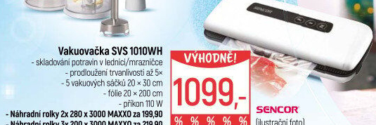 Vakuovačka Sencor SVS1010WH