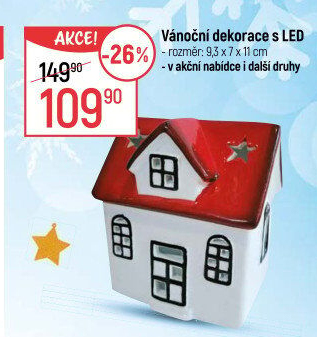 Vánoční svítící LED dekorace