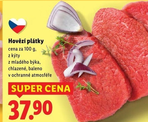 Hovězí plátky