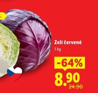 Zelí hlávkové červené
