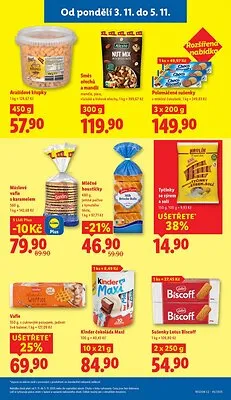 akční leták Lidl 3.11.2025-5.11.2025