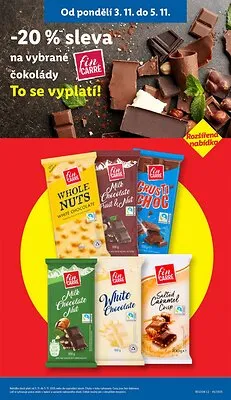 akční leták Lidl 3.11.2025-5.11.2025