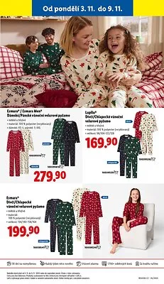 akční leták Lidl 3.11.2025-5.11.2025