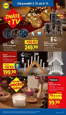 akční leták Lidl 3.11.2025-5.11.2025