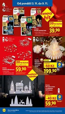 akční leták Lidl 3.11.2025-5.11.2025