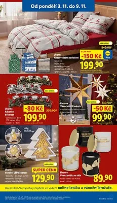 akční leták Lidl 3.11.2025-5.11.2025