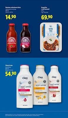 akční leták Lidl 3.11.2025-5.11.2025