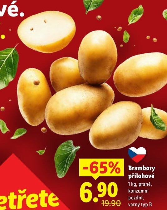 Brambory konzumní pozdní