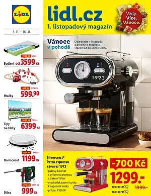 akční leták Lidl 3.11.2025-16.11.2025