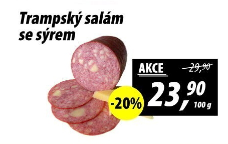 Salám trampský se sýrem