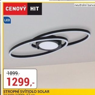 Stropní LED svítidlo Solar
