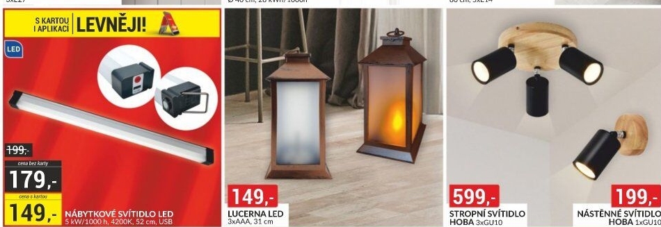 vnitřní osvětlení