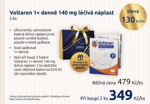 Náplasti léčivé Voltaren