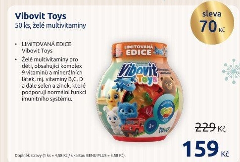 Vitamíny želé bonbony Vibovit