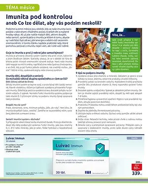 akční leták BENU Lékárna 1.11.2025-30.11.2025