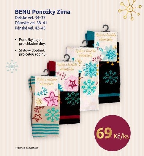 Dětské ponožky Benu