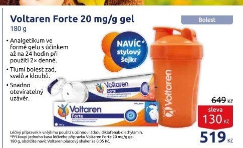 Gel proti bolesti Voltaren Forte
