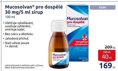 Sirup proti kašli Mucosolvan