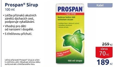 Sirup proti kašli Prospan