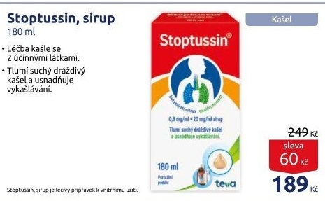 Sirup proti kašli Stoptussin