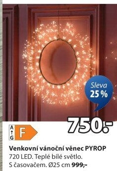 Věnec světelný LED