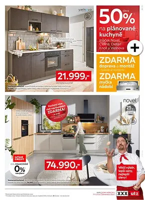 akční leták XXXLutz 3.11.2025-16.11.2025