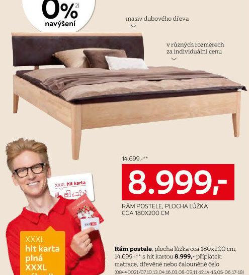 RÁM POSTELE