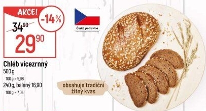 Chléb vícezrnný
