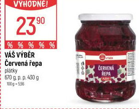 Červená řepa Váš Výběr