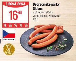 Párky debrecínské Globus