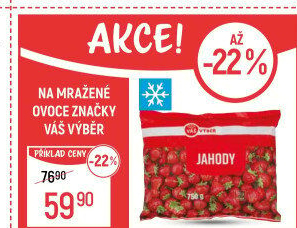 Jahody mražené Váš Výběr