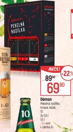 Pivo Démon Pekelná nadílka Lobkowicz