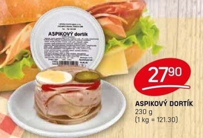 Aspikový dort