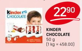 Čokoládky Kinder