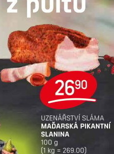 Maďarská slanina pikantní Sláma