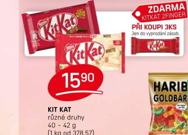 Tyčinka Kit Kat Nestlé