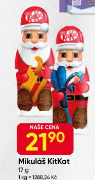 Mikuláš Kit Kat Nestlé