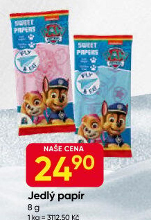 Papír jedlý Candy Planet