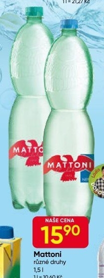 Přírodní voda Mattoni
