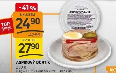 Aspikový dort