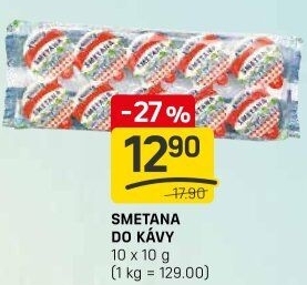 Smetánky do kávy Madeta