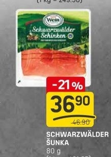 Šunka schwarzwaldská Wein