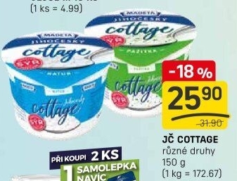 Sýr Cottage Jihočeský Madeta