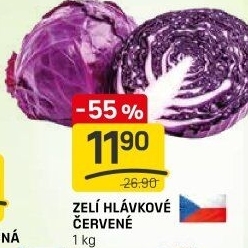 Zelí hlávkové červené